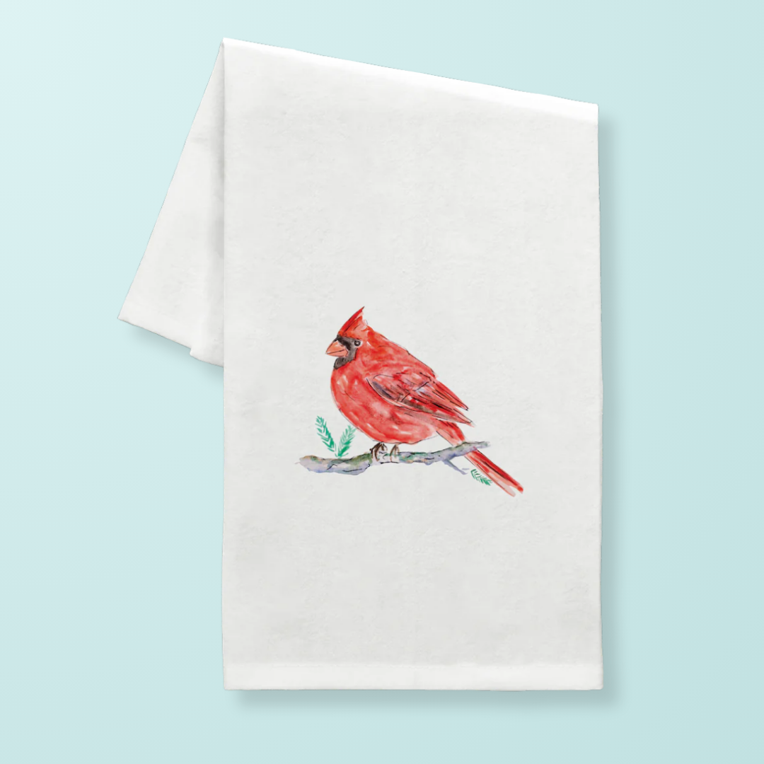 Cardinal Tea Towel