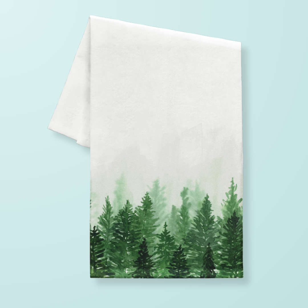Pine Forest Tea Towel