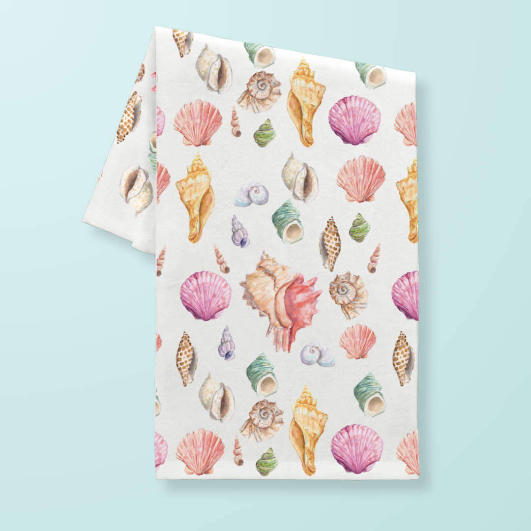 Seashells Tea Towel