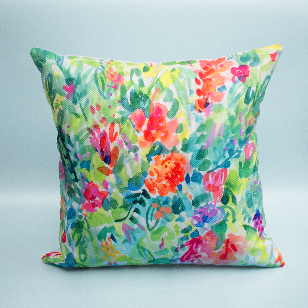 Tropical Florals Pillow