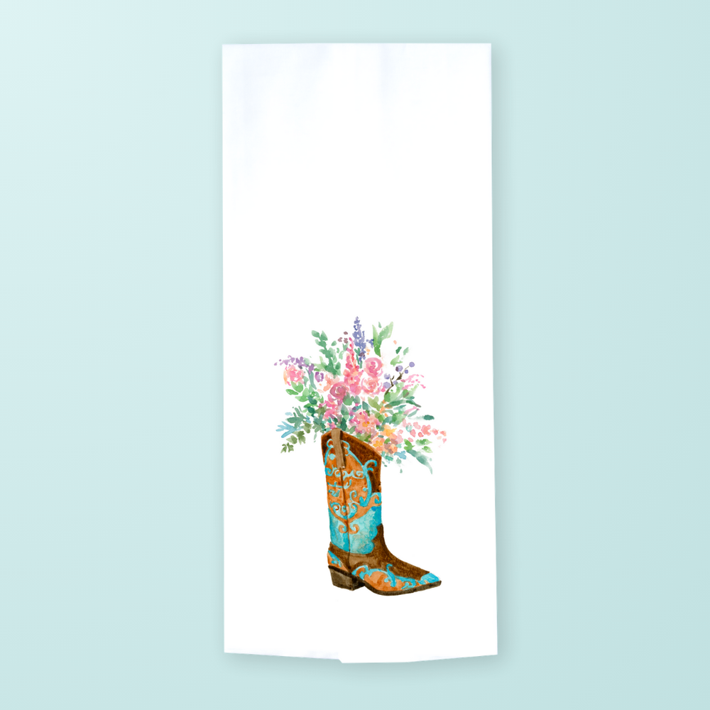 
                      
                        Blue Boot with Flowers Tea Towel
                      
                    