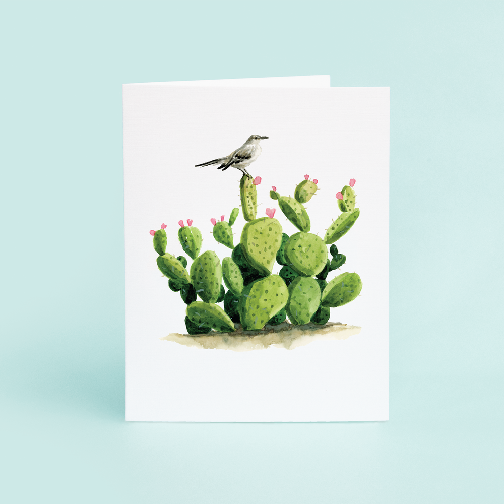 
                      
                        Prickly Pear and Mockingbird
                      
                    