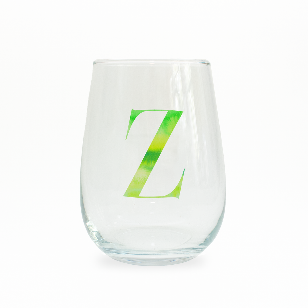 Z Monogram Stemless Wine Glass