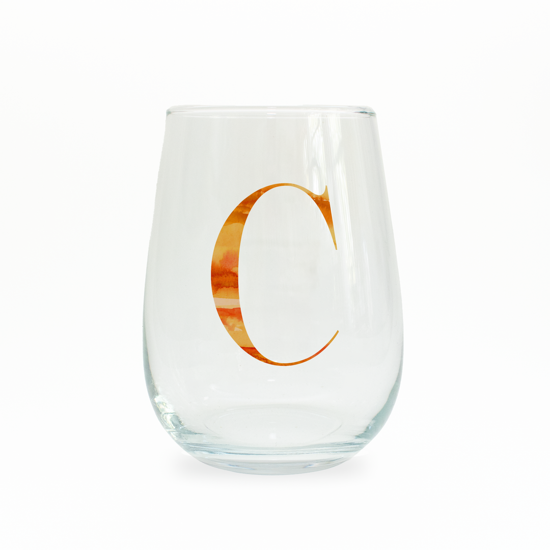 C Monogram Stemless Wine Glass