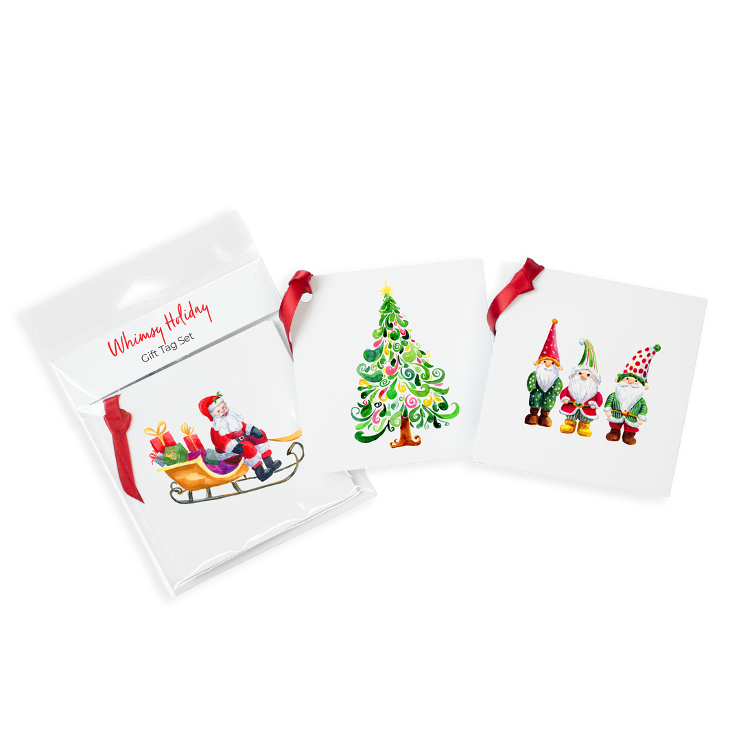 Whimsy Holiday Gift Tags Assortment