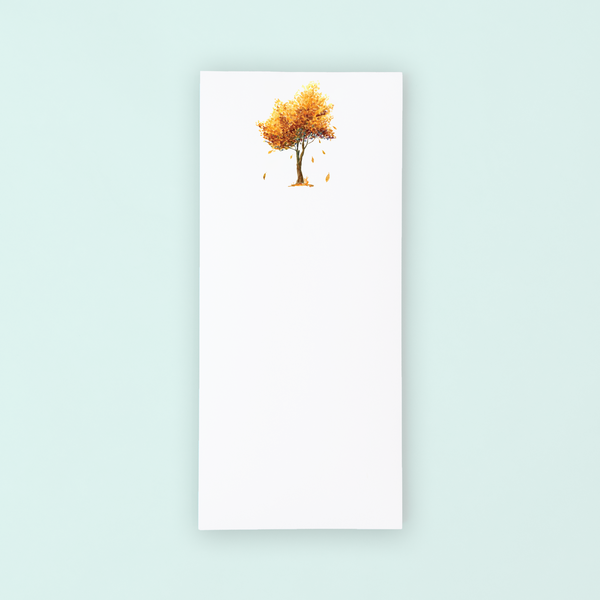 Autumn Tree Lists Pad