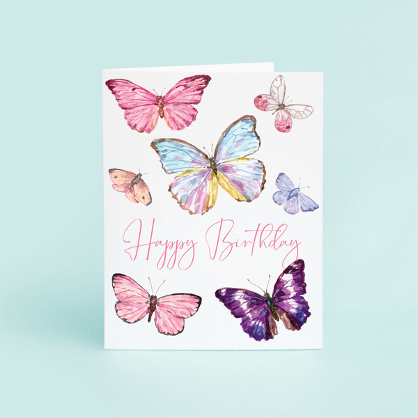 Butterflies Happy Birthday