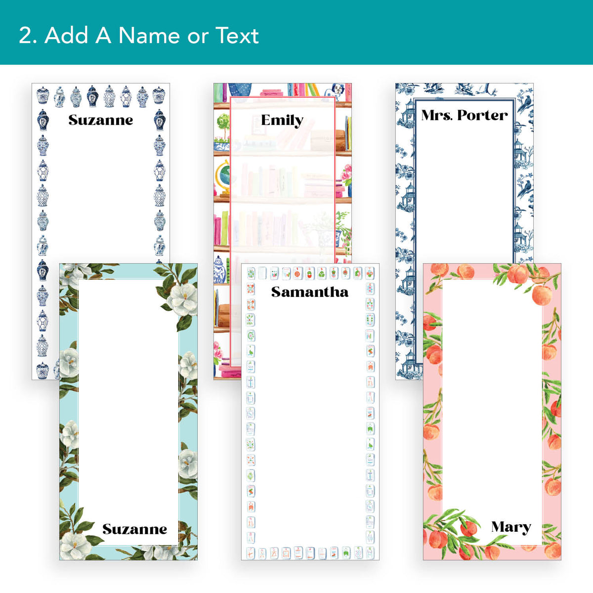 Program List Border Custom Border List Pad – Taylor Paladino