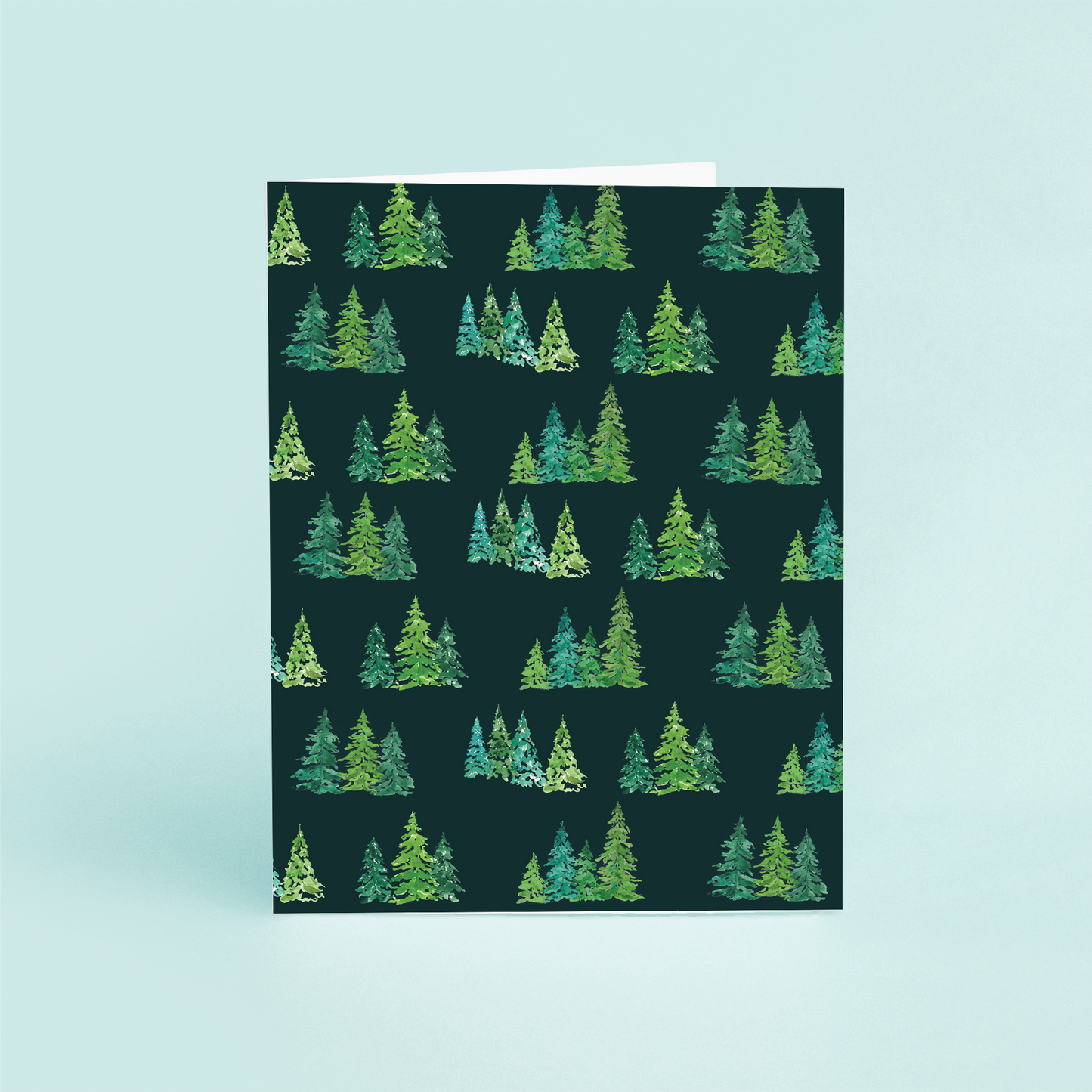 Dark Teal Pines