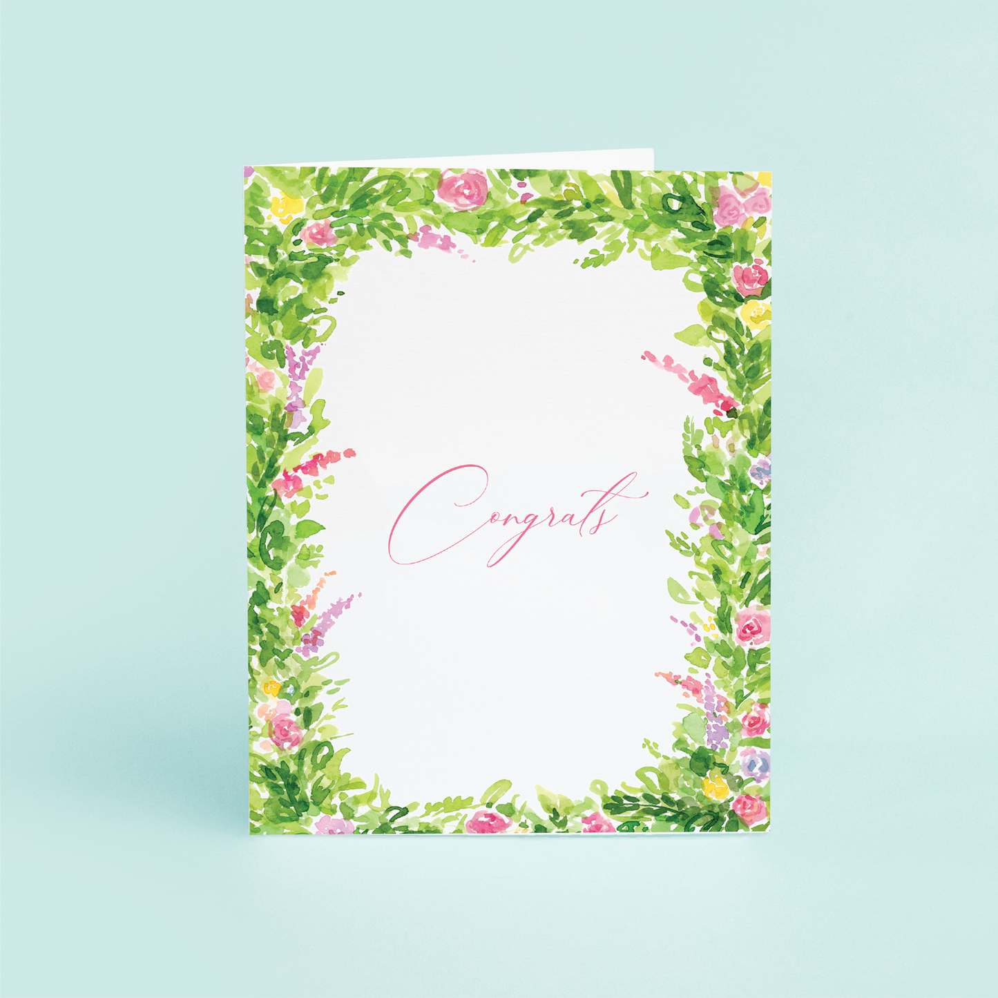 Floral "Congrats"