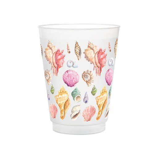 Seashells Frosted Cups