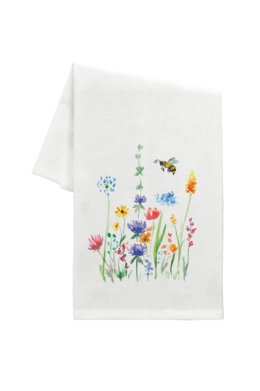Spring Wildflowers Tea Towel