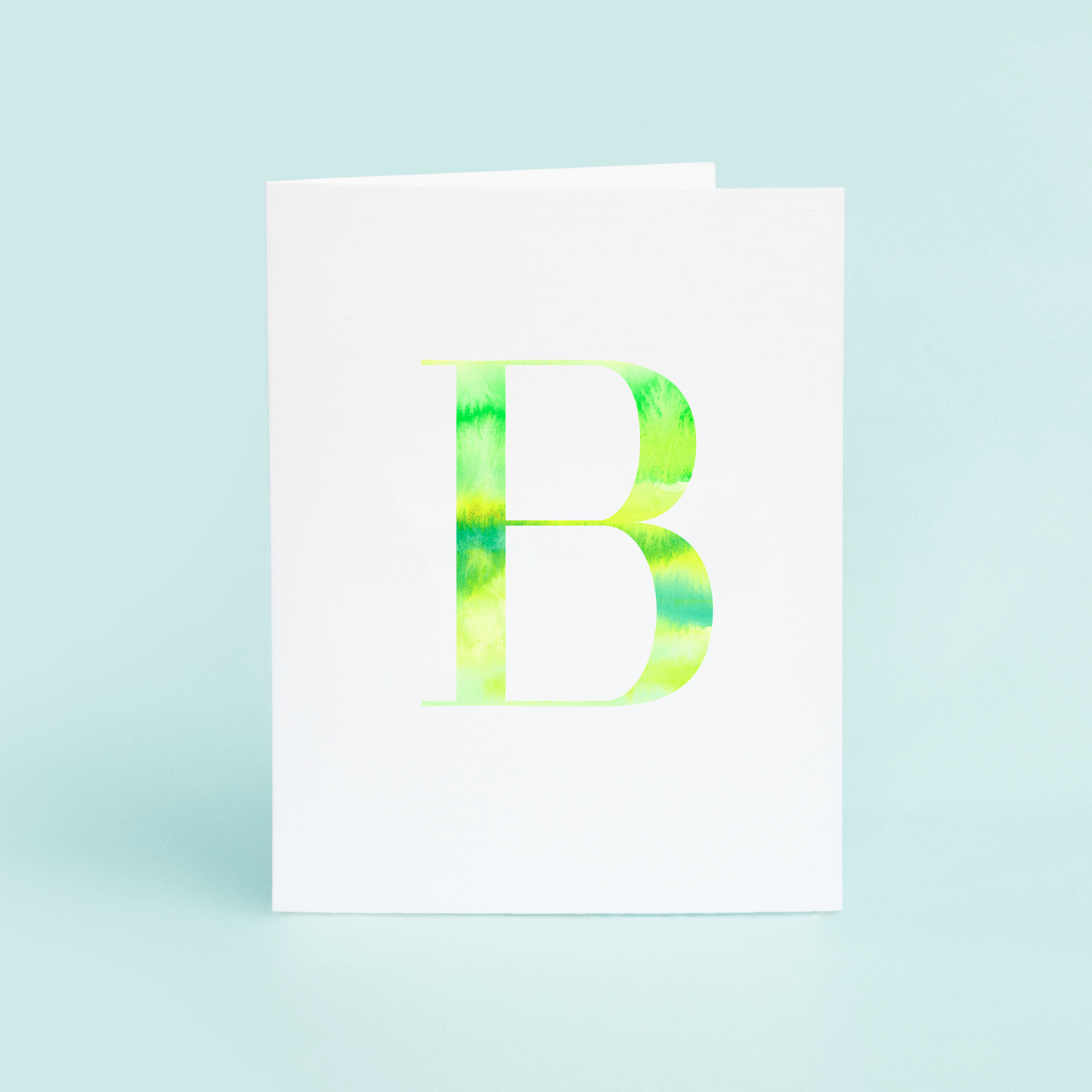 B Folded Card