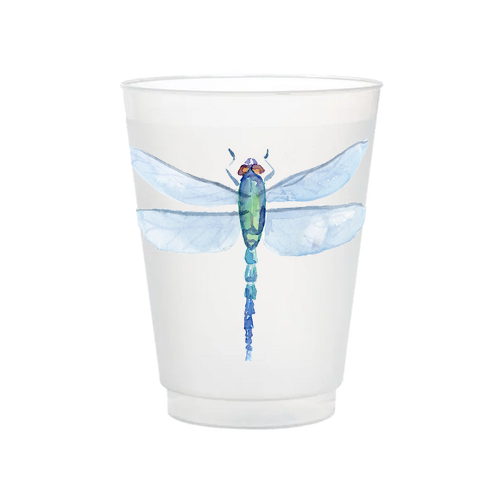 Dragonfly Frosted Cups