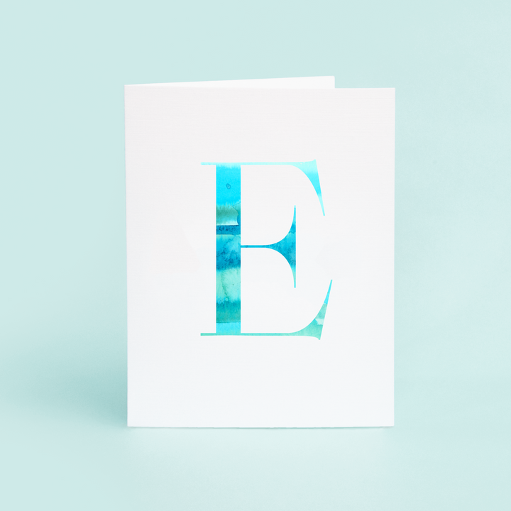E Folded Card