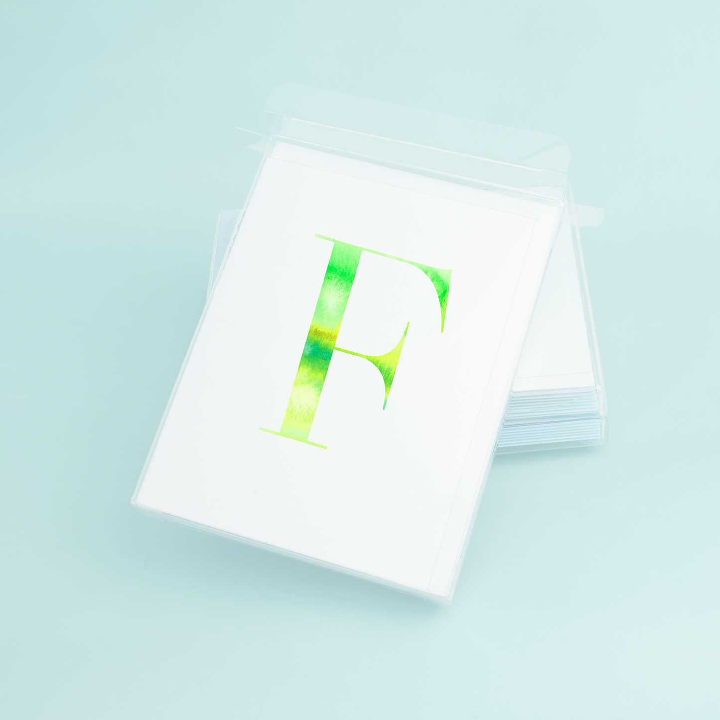 F Folded Card