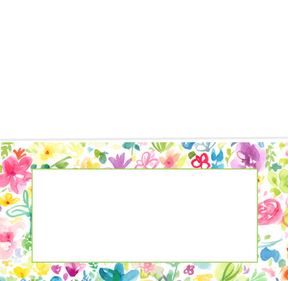 Spring Florals Placecards