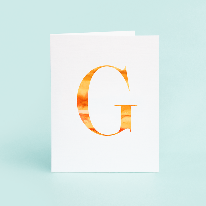 G Folded Card