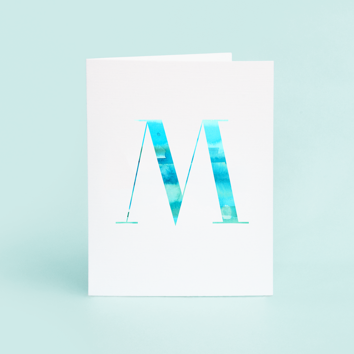 M Folded Card