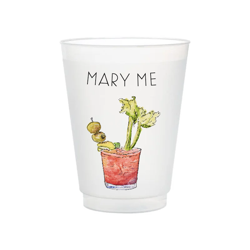 "Mary Me" Bloody Mary Frosted Cups