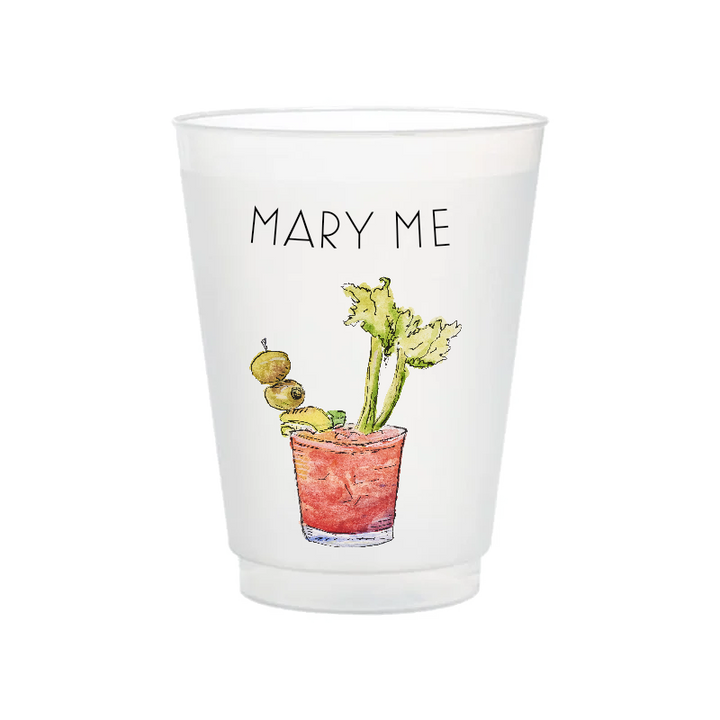 "Mary Me" Bloody Mary Frosted Cups