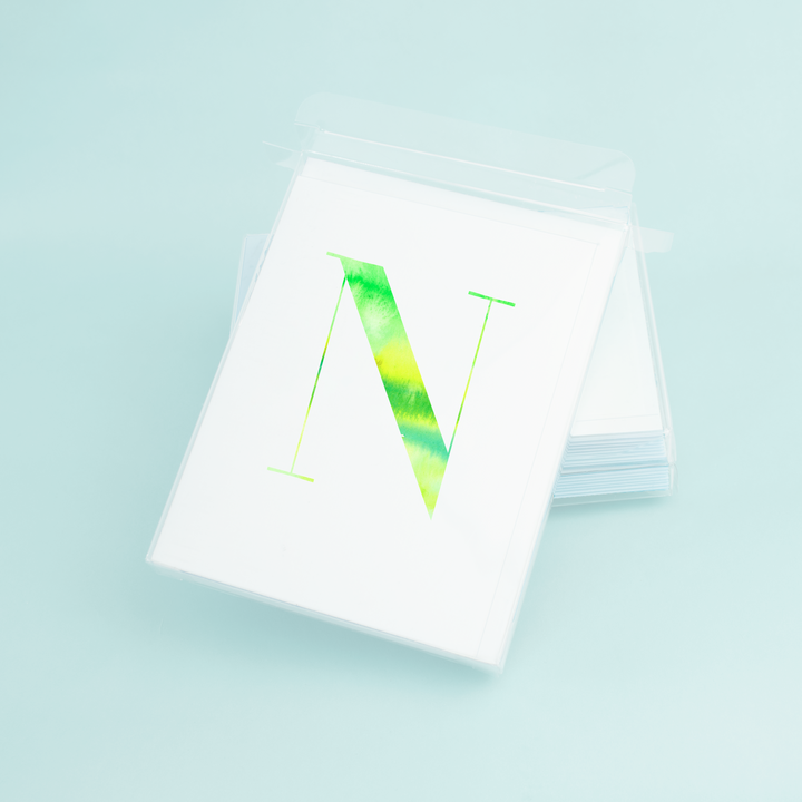 N Folded Card