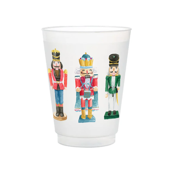 Nutcracker Drummers Frosted Cups