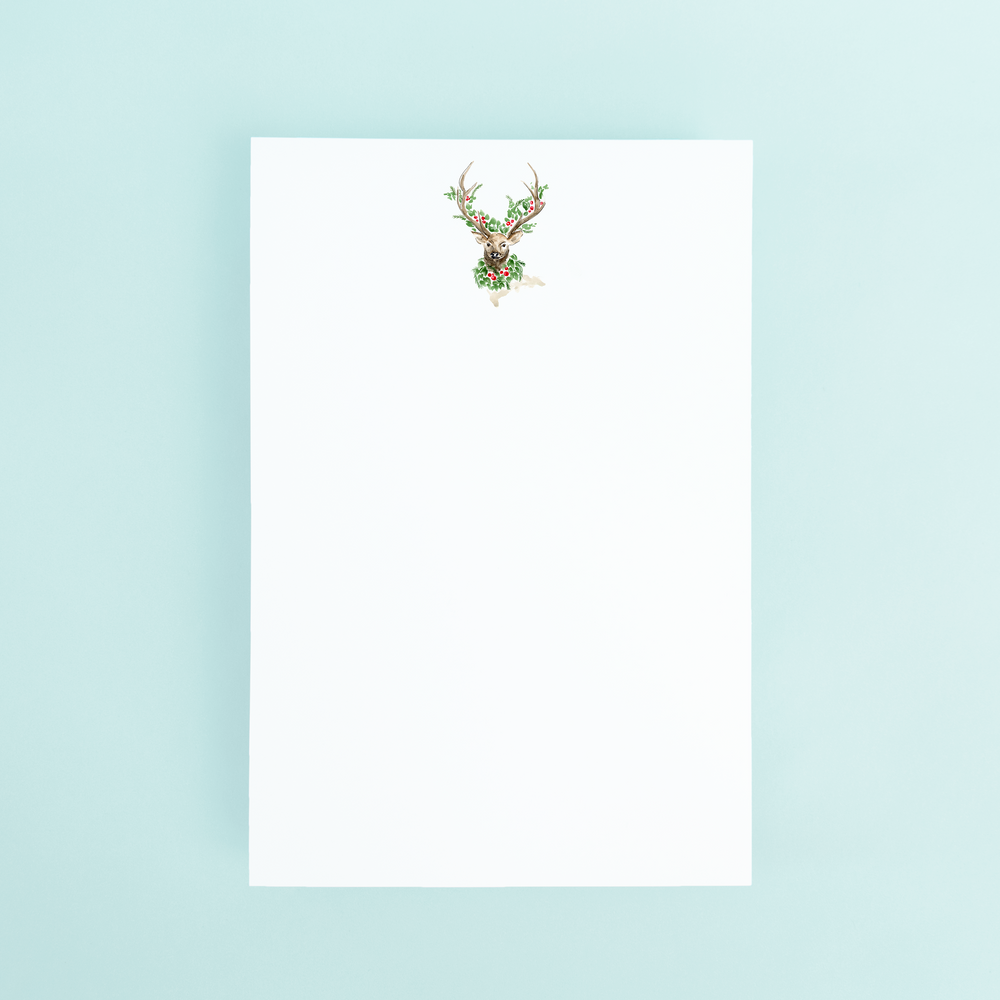 Floral Christmas Deer