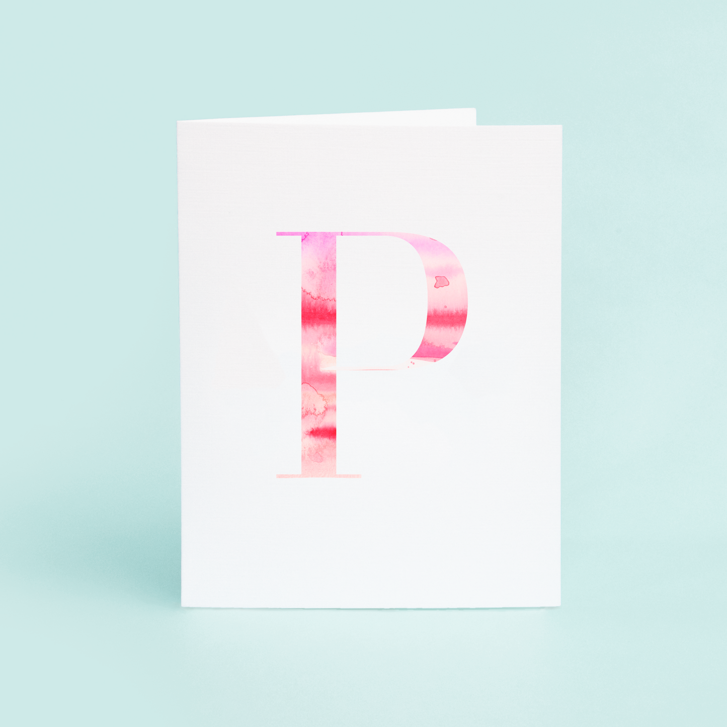 P Folded Card