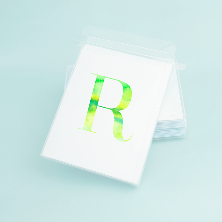 R Folded Card