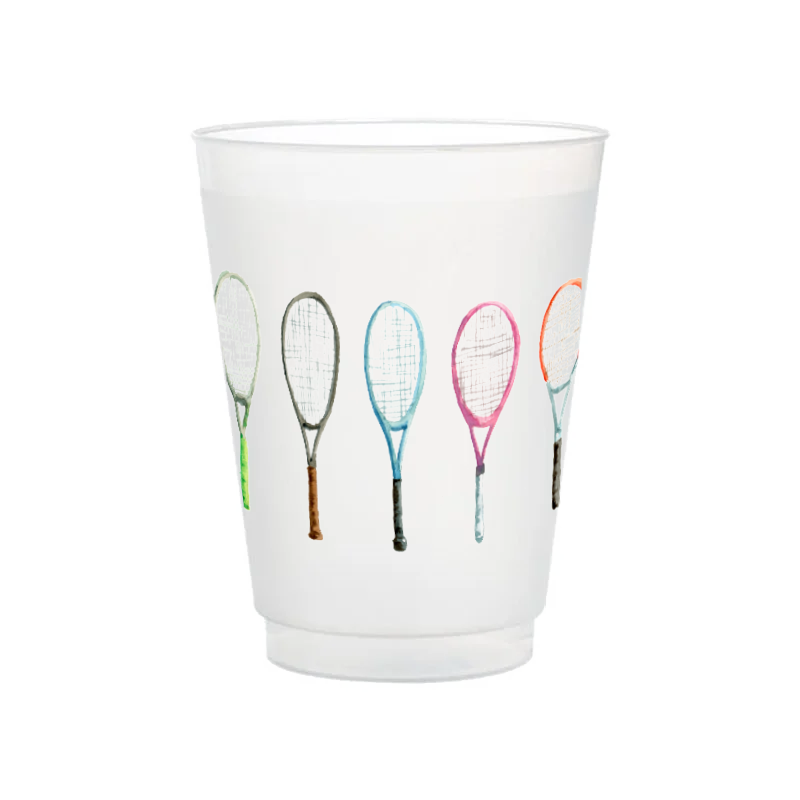 Tennis Rackets Frosted Cups