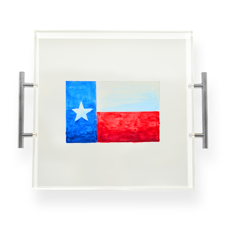 Texas Flag Acrylic Tray