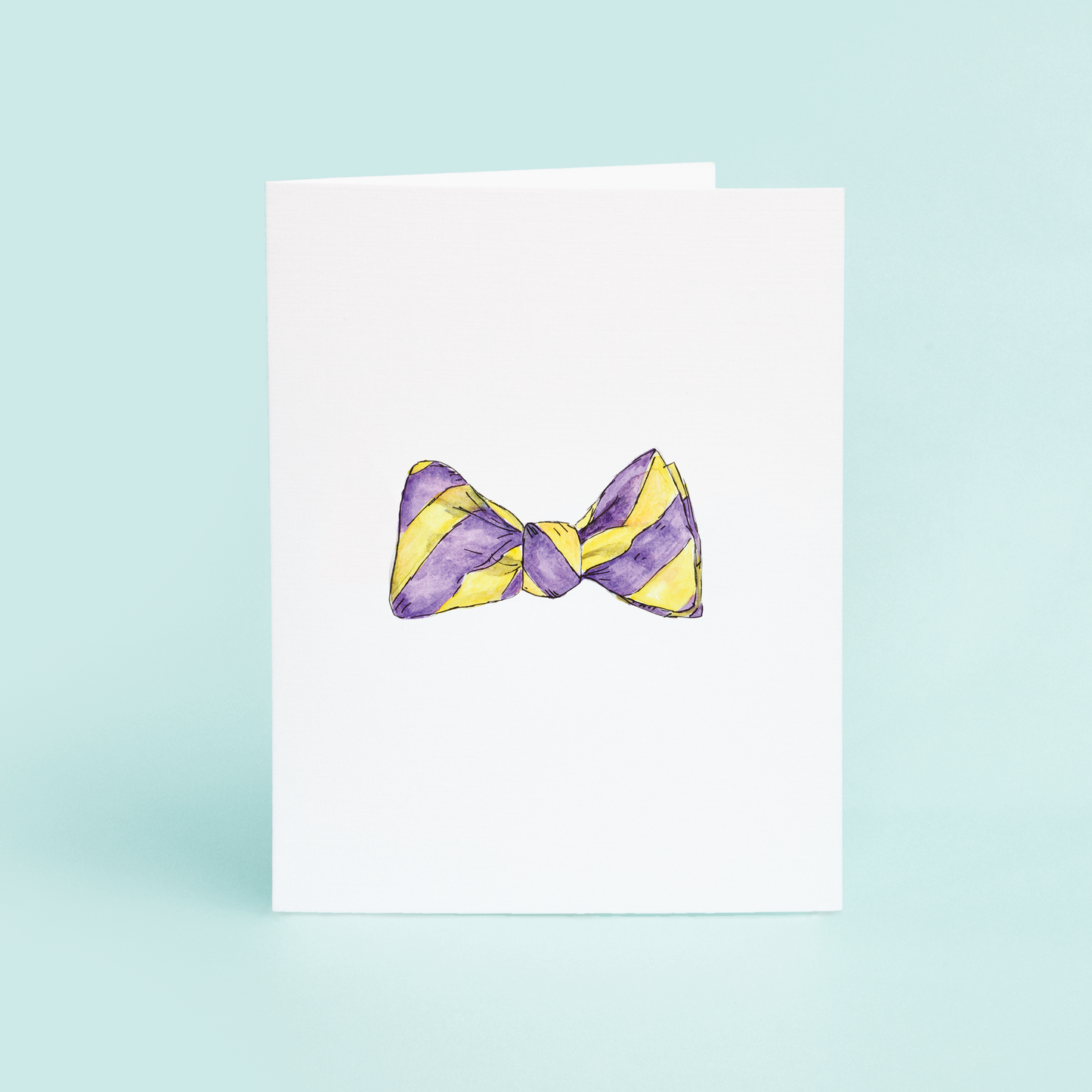 Purple and Gold Bowtie