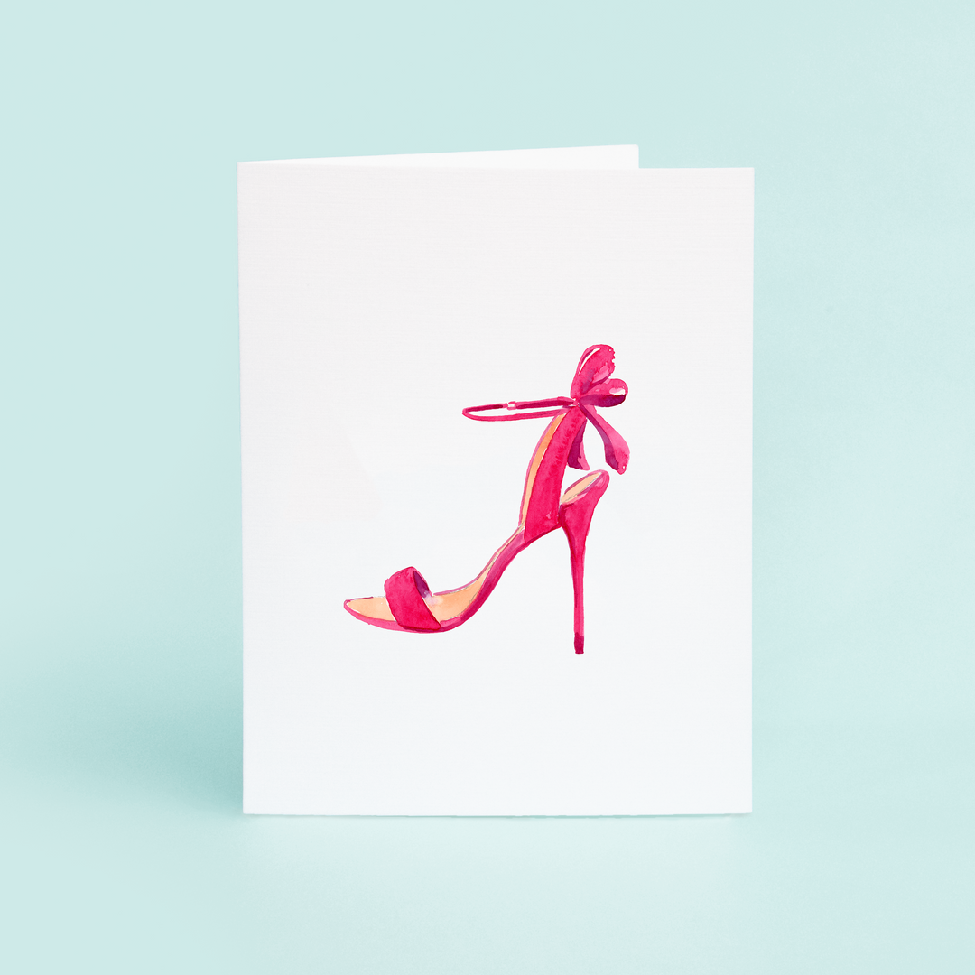 Pink Wrap Shoe