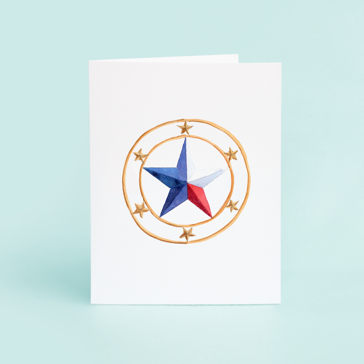 Circular Texas Stars