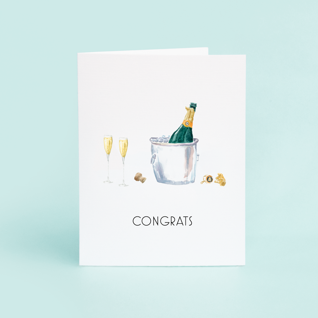 Champagne Celebration "Congrats"
