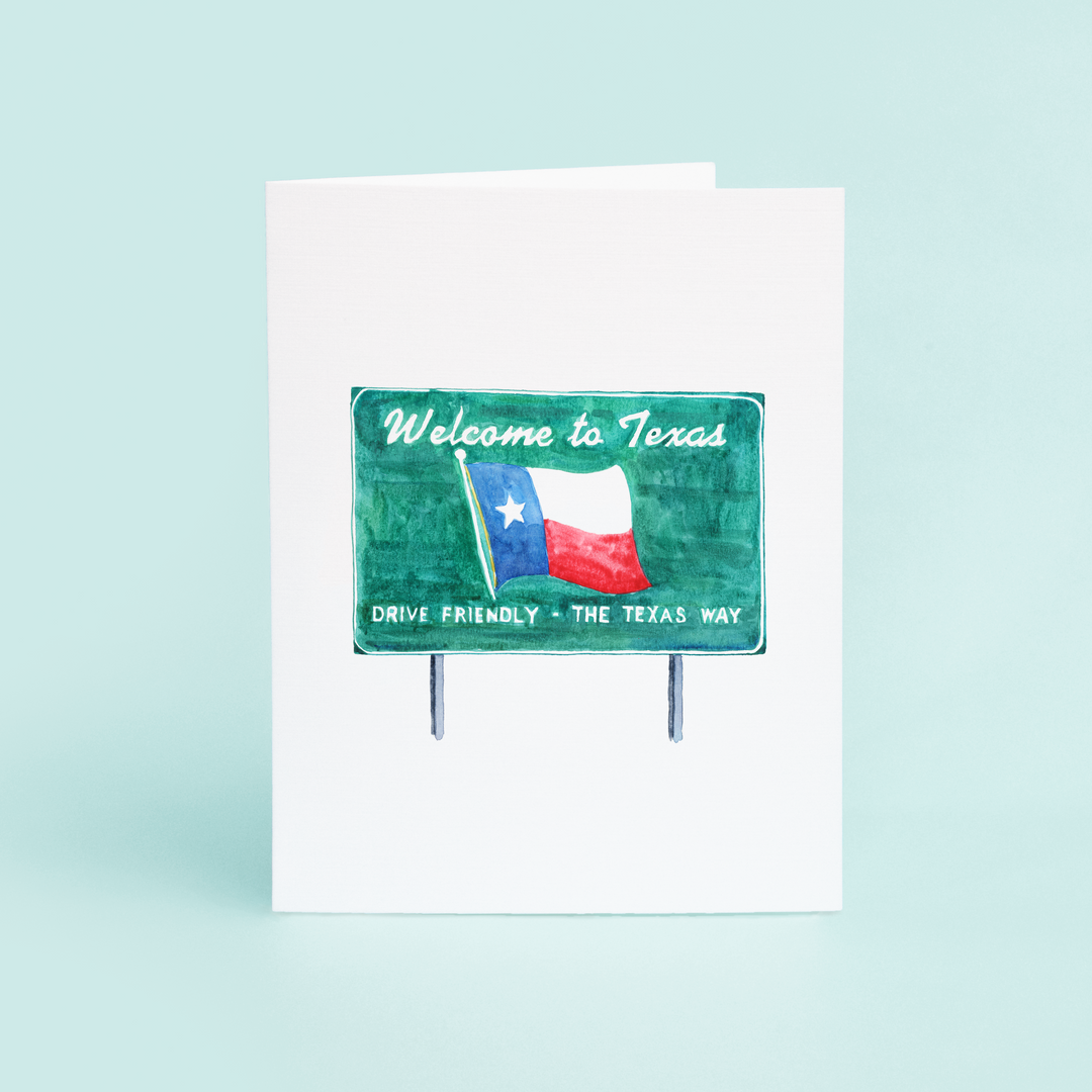 Welcome To Texas Sign