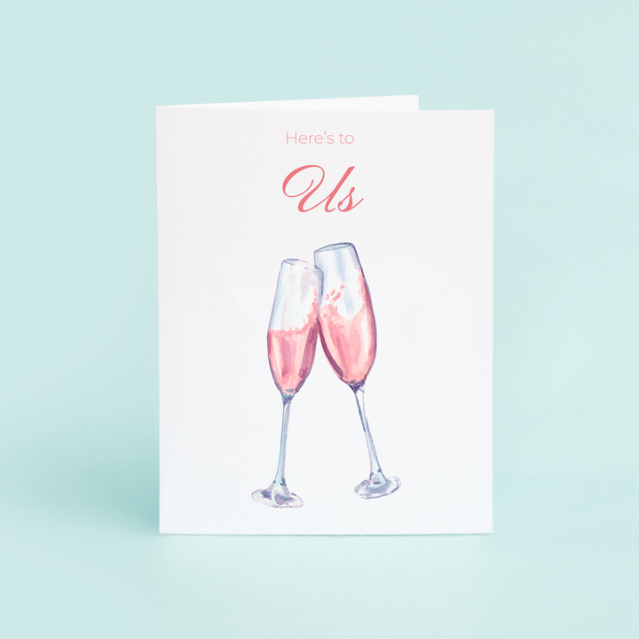Rosé Clink "Here's To Us"