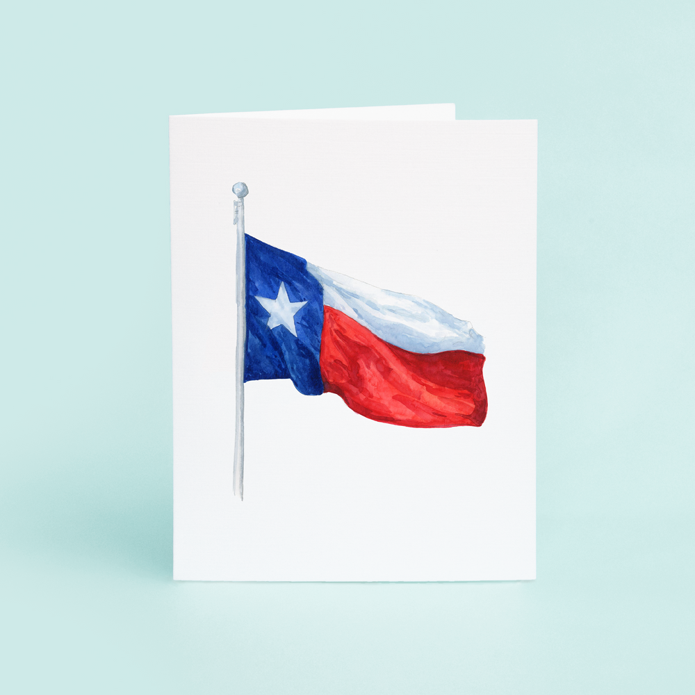 Waving Texas Flag