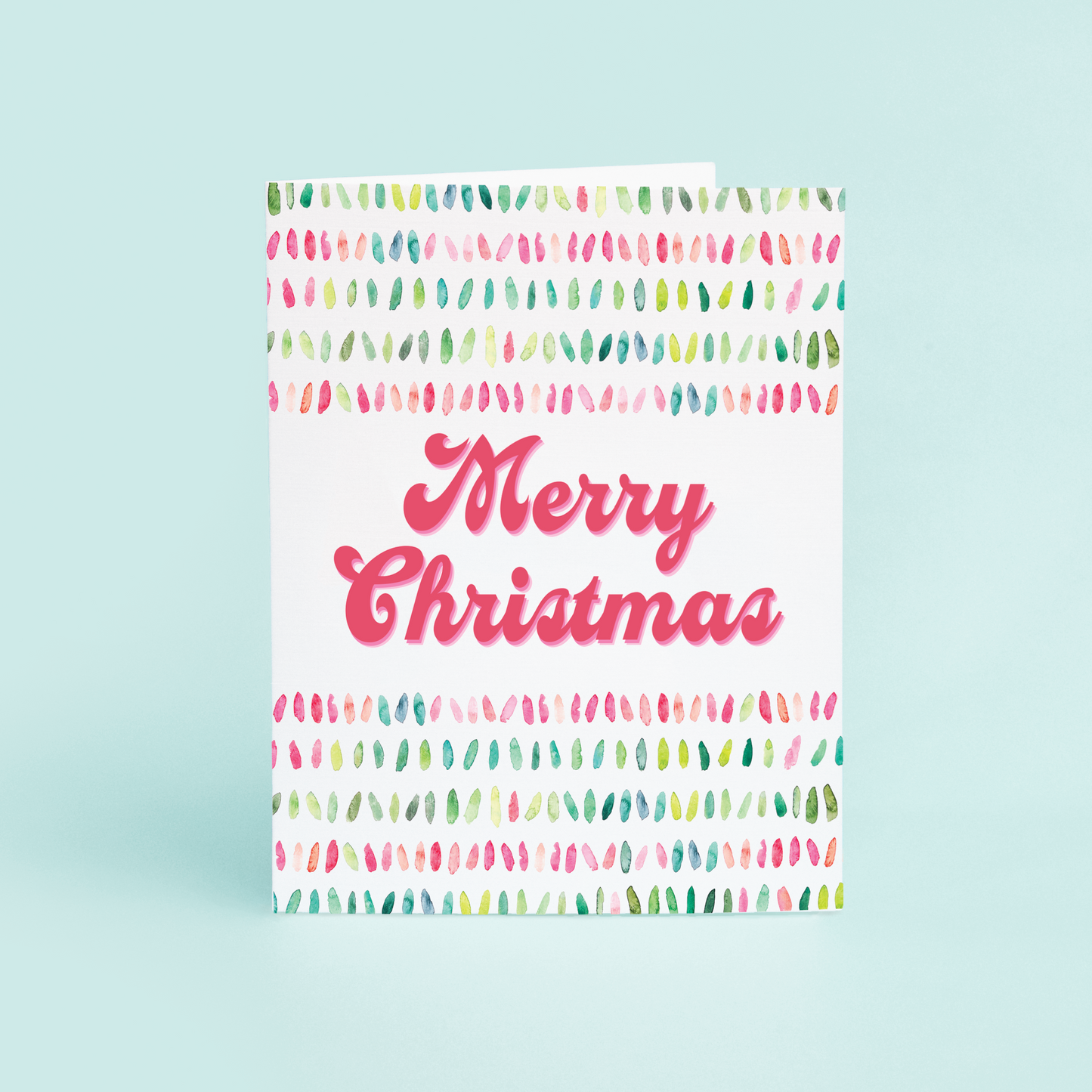 Retro Pink "Merry Christmas"