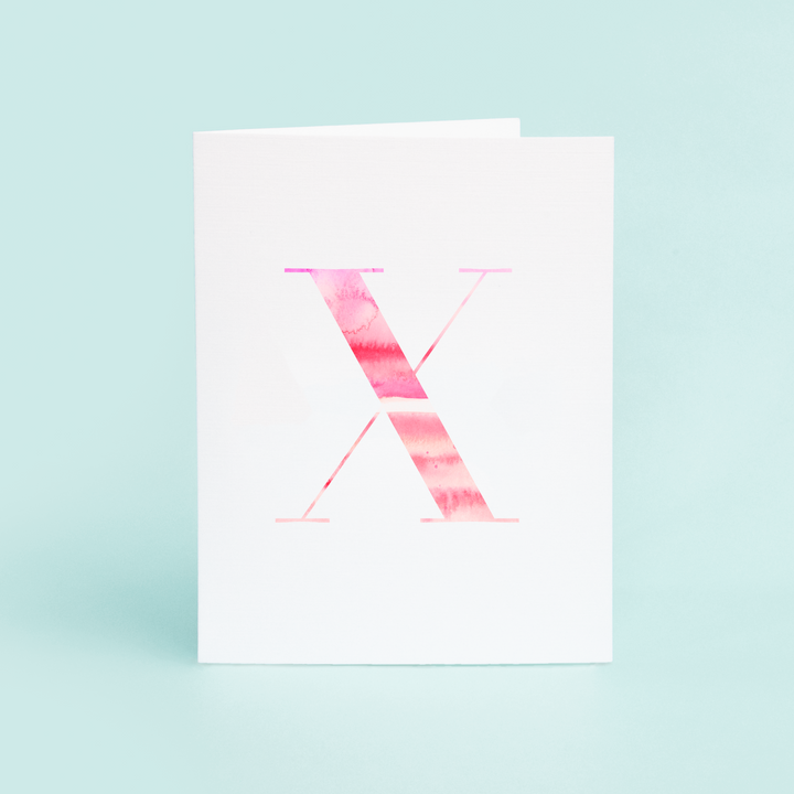 X Folded Card