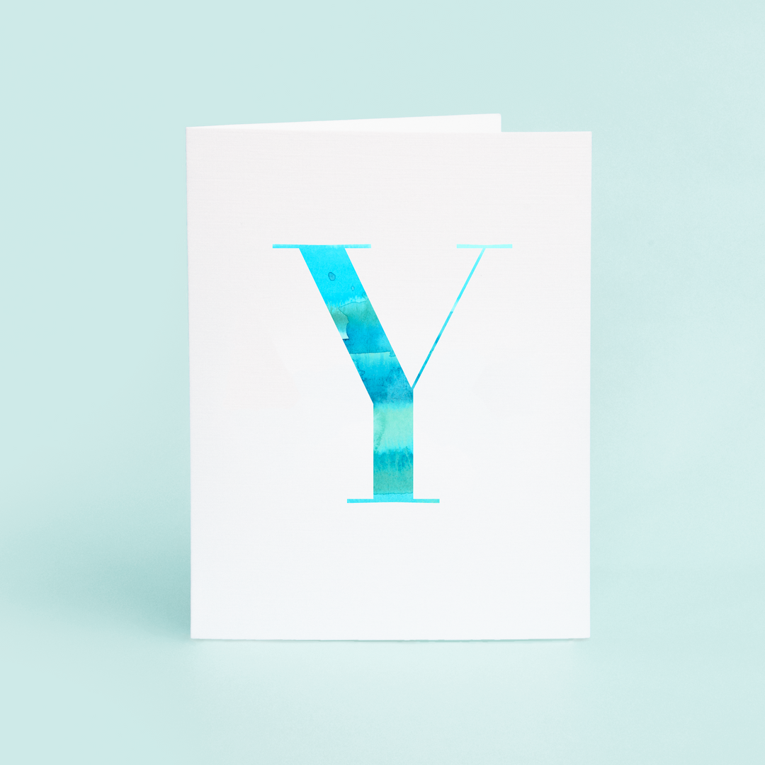 Y Folded Card