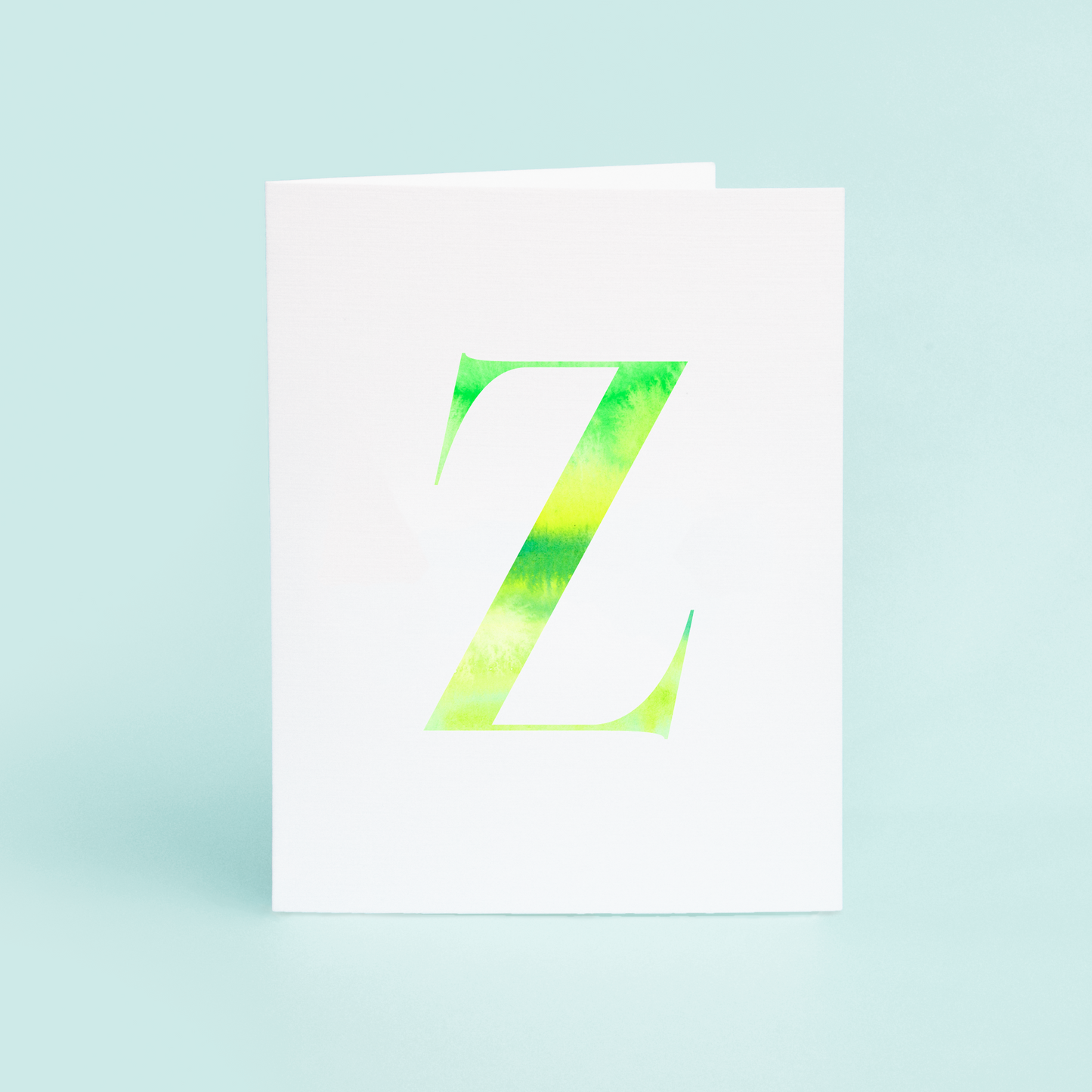 Z Folded Card